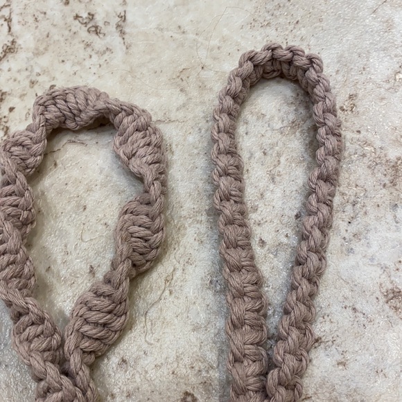 5 for $20! Set of Two boho Macrame Keychain Wristlets - Picture 3 of 3